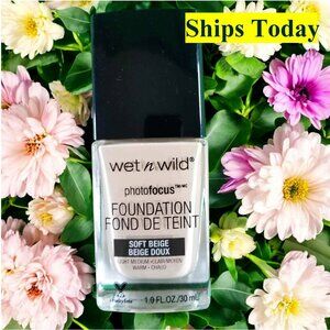 Wet & Wild Photofocus Foundation Soft Beige 11403